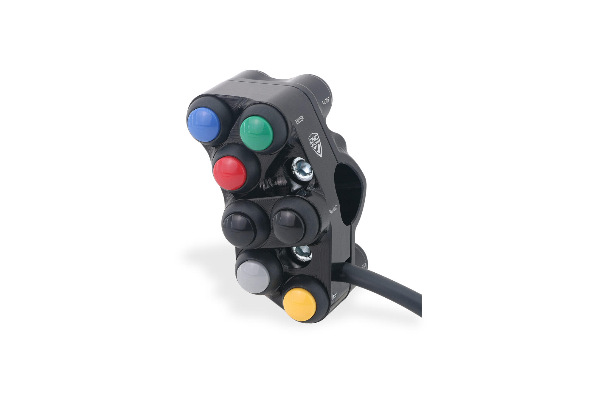 CNC Racing Left Hand Side 7+5 Buttons STREET Billet Switch for Ducati Panigale V4 (2025+) CNC Racing Left Hand Side 7+5 Buttons STREET Billet Switch for Ducati Panigale V4 (2025+)